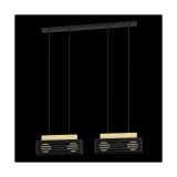 Eglo 390164 Cidraz függeszték, fekete, E27 foglalattal, max. 4x40W, IP20