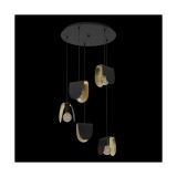 Eglo 390183 Serenara függeszték, fekete, E27 foglalattal, max. 5x40W, IP20