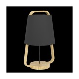 Eglo 390187 Camaloza asztali lámpa, fekete, E27 foglalattal, max. 1x40W, IP20