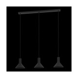 Eglo 390219 Morescana függeszték, fekete, E27 foglalattal, max. 3x28W, IP20