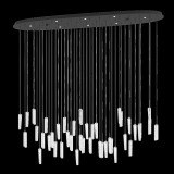 Eglo 390349 Sardenara függeszték, fekete, 4080 lm, 3000K melegfehér, beépített LED, 8x5,4W, IP20