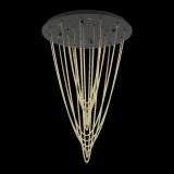 Eglo 390354 Trepuco függeszték, arany, 3060 lm, 3000K melegfehér, beépített LED, 6x5,4W, IP20