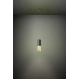 Eglo 39642 Counuzulus 1 ágú függeszték, sárgaréz színű függő díszítéssel, fekete, E27 foglalattal, max. 1x40W, IP20