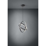 Eglo 39892 Retornio 1 ágú függeszték, fekete, 5200 lm, 3000K melegfehér, beépített LED, 37,8W, IP20