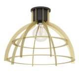 Eglo 43766 Stillington mennyezeti lámpa, fekete díszítéssel, arany, E27 foglalattal, max. 1x40W, IP20