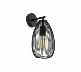 EGLO 49143 Fali E27 1x60W fekete Clevedon