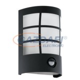 EGLO 75314 LED kültéri fali lámpa 1x4W, IP44, szenzoros, fekete Cerno