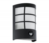 EGLO 75314 LED kültéri fali lámpa 1x4W, IP44, szenzoros, fekete Cerno