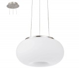 EGLO 86813 Függ.2x60W E27 matt nikkel/opál Optica