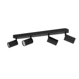 Eglo 900337 Telimbela-Z spot lámpa, fekete, GU10 foglalattal, max. 4x4,9W, IP20