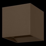 Eglo 901066 Calpino 3 kültéri fali lámpa, barna, 840 lm, 3000K melegfehér, beépített LED, 2x2,8W, IP54