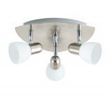 EGLO 90986 Kerek 3*40W E14 matt nikkel Enea 13988