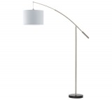 EGLO 92206 Állólámpa E27 1x60W m nikkel/fehér Nadina