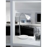 Eglo 93078 Durengo asztali lámpa, íróasztalra, flexibilis, fehér, 230 lm, 3000K melegfehér, beépített LED, 3W, IP20