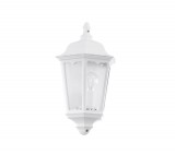 EGLO 93448 Kültéri fali E27 1x60W 29*43*13cm alumínium öntvény fehér, átlátszó üveg IP44 Navedo