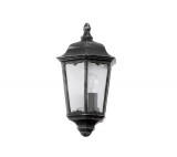 EGLO 93459 Kültéri fali E27 1x60W 29*43*13cm alumínium öntvény fekete, átlátszó üveg IP44 Navedo