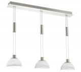 EGLO 93468 LED-es függ 3x6W matt nikkel egyenes Montefio
