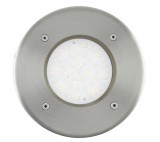 EGLO 93482 Kültéri LED talajba építhető 1x2,5W 180lm kerek d:10,2cm nemesacél, átlátszó üveg IP65 Lamedo