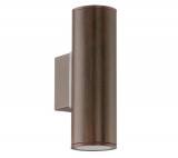 EGLO 94105 LED-es kültéri fali GU10 2x3W IP44 antik barna Riga