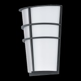Eglo 94138 Breganzo kültéri fali lámpa, antracit, 360 lm, 3000K melegfehér, beépített LED, 2x2,5W, IP44