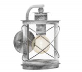 EGLO 94866 Kültéri fali le E27 1x60W antik ezüst Hilburn1