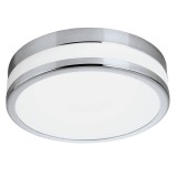 Eglo 94999 LED Palermo fürdőszobai fali/mennyezeti lámpa, króm, 2100 lm, 3000K melegfehér, beépített LED, 24W, IP44