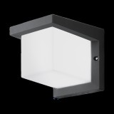 Eglo 95097 Desella 1 kültéri fali lámpa, antracit, 900 lm, 3000K melegfehér, beépített LED, 10W, IP54