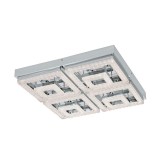 Eglo 95661 Fradelo mennyezeti lámpa, króm, 5000 lm, 3000K melegfehér, beépített LED, 48W, IP20