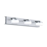 Eglo 96543 Romendo 1 fürdőszobai fali lámpa, króm, 1710 lm, 3000K melegfehér, beépített LED, 3x7,2W, IP44