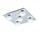 EGLO 96544 Led mennyezeti 5x7,2W IP44 króm Romendo1