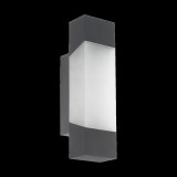 Eglo 97222 Gorzano kültéri fali lámpa, antracit, 500 lm, 3000K melegfehér, beépített LED, 1x4,8W, IP44