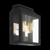 Eglo 97294 Soncino kültéri fali lámpa, fekete, E27 foglalattal, max. 2x60W, IP44