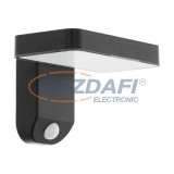 EGLO 98191 Szolár LED kültéri fali lámpa 4,5W mozgásérzékelős fekete Pation
