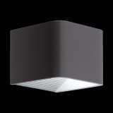 Eglo 98269 Doninni 1 kültéri fali lámpa, antracit, 600 lm, 3000K melegfehér, beépített LED, 6W, IP55