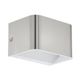Eglo 98424 Sania 4 fali lámpa, nikkel, 670 lm, 3000K melegfehér, beépített LED, 6W, IP20