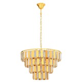 Eglo 99097 Erseka 1 ágú függeszték, kristály, réz, E14 foglalattal, max. 7x40W, IP20