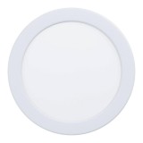 Eglo 99133 Fueva 5 LED panel, fehér, kör, 1350 lm, 3000K melegfehér, beépített LED, 11W, IP20, 166mm átmérő