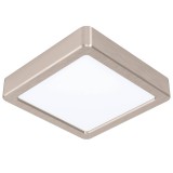 Eglo 99252 Fueva 5 LED panel, nikkel, szögletes, 1350 lm, 4000K természetes fehér, beépített LED, 11W, IP20, 160x160 mm