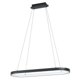 Eglo 99358 Codriales 1 ágú függeszték, fekete, 3700 lm, 3000K melegfehér, beépített LED, 30W