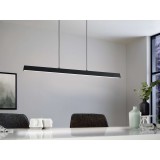 Eglo 99603 Simolaris-Z 1 ágú függeszték, fekete, 3850 lm, 2700K-6500K szabályozható, beépített LED, 34W, IP20