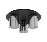 EGLO 99631 mennyezeti lámpa E27 3x40W fekete Gorosiba1