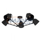 EGLO 99667 mennyezeti lámpa E27 5x40W fekete Basurtu