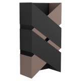 Eglo 99689 Gurare fali lámpa, fekete-barna színű, fekete, 360 lm, 3000K melegfehér, beépített LED, 2x2,5W, IP20