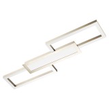 Eglo 99791 Monirote mennyezeti lámpa, nikkel, 4450 lm, 3000K-6500K szabályozható, beépített LED, 37W, IP20