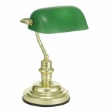 EGLO Asztali lámpa, 60 W, "Banker", zöld