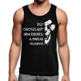 Egy oroszlánt nem érdekli a birkák véleménye trikó - fekete