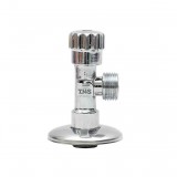 Egyéb 1/2˝-3/8˝ krómozott sárgaréz sarokszelep