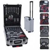 Egyéb 187 részes barkácskészlet gurulós bőröndben