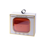 Egyéb AirPods Pro szilikon tok karabinerrel narancs