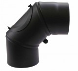 Egyéb Állítható acél füstcső könyök, 200 / 90° Vegyestüzelésű kazánhoz